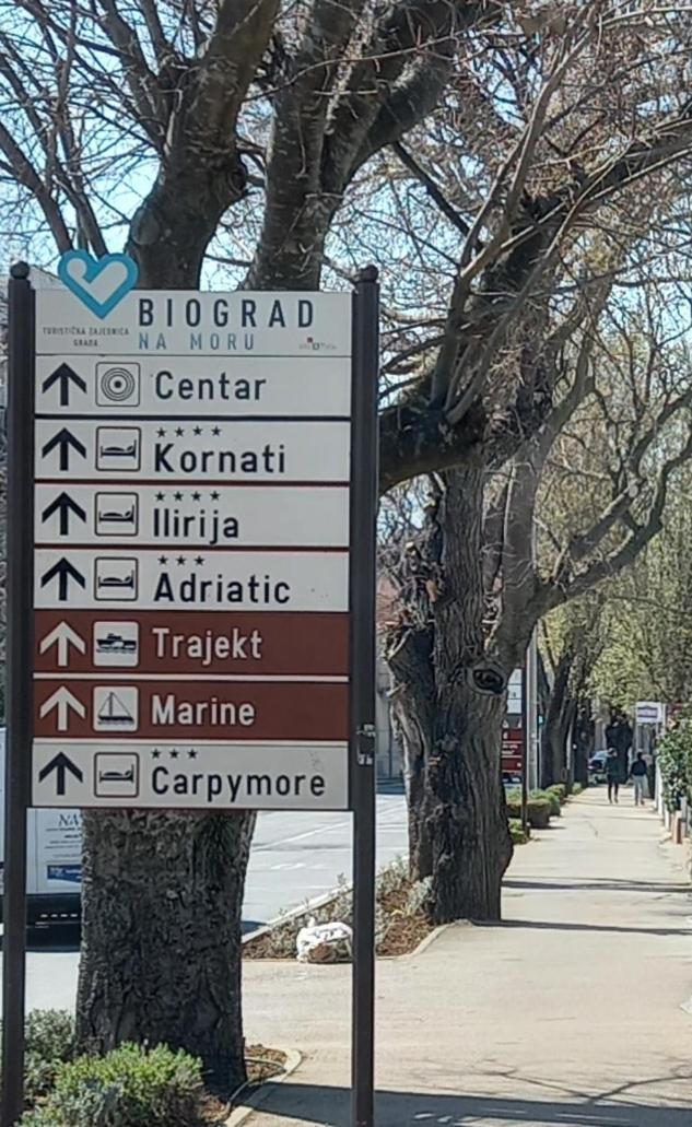 Apartman Silva Biograd Na Moru Zewnętrze zdjęcie
